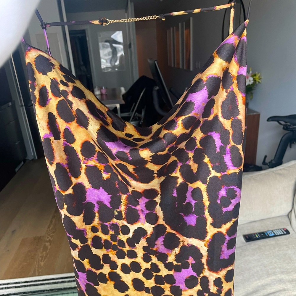 Zara cheetah print dress